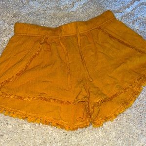yellow Rue 21 shorts